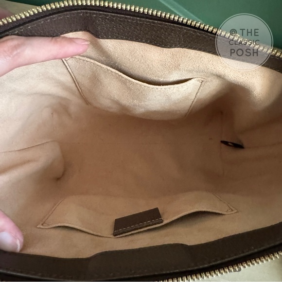 EUC GUCCI SUPREME SMALL SHOULDER CANVAS TOTE BAG - Picture 12 of 14